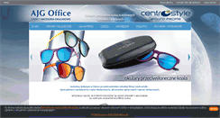Desktop Screenshot of ajgoffice.pl
